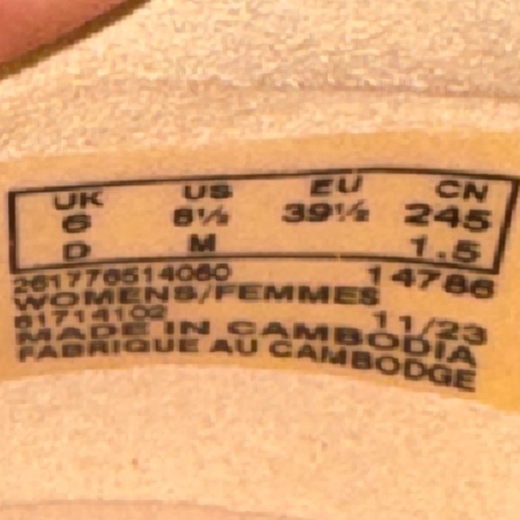 Clarks Torhill Bee Chukka Shoes Women's Sz 8.5 Orange Leather EUC - Picture 9 of 10